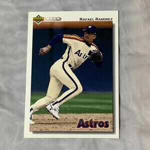 Rafael Ramirez Houston Astros Baseball Card - 1992